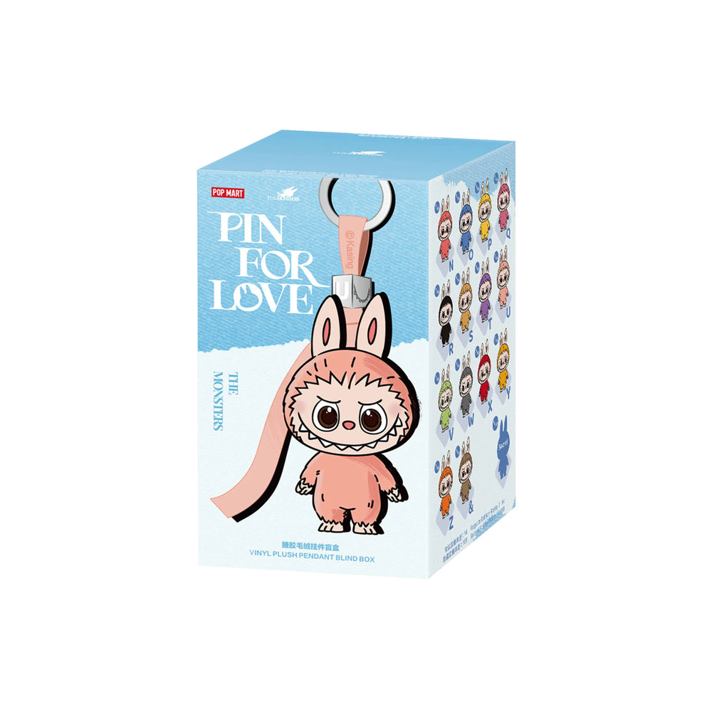 The Monsters Pin For Love Series-Vinyl Plush Pendant Blind Box (N-Z)