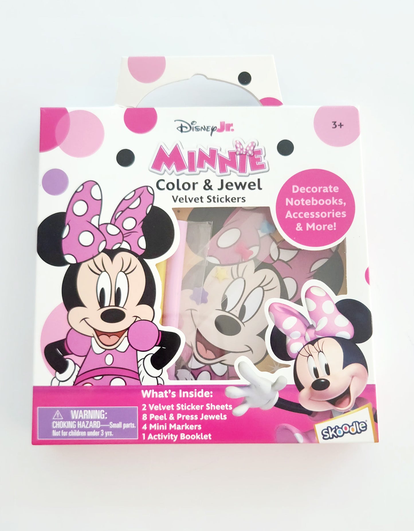 Disney Minnie Color & Jewel Velvet Stickers