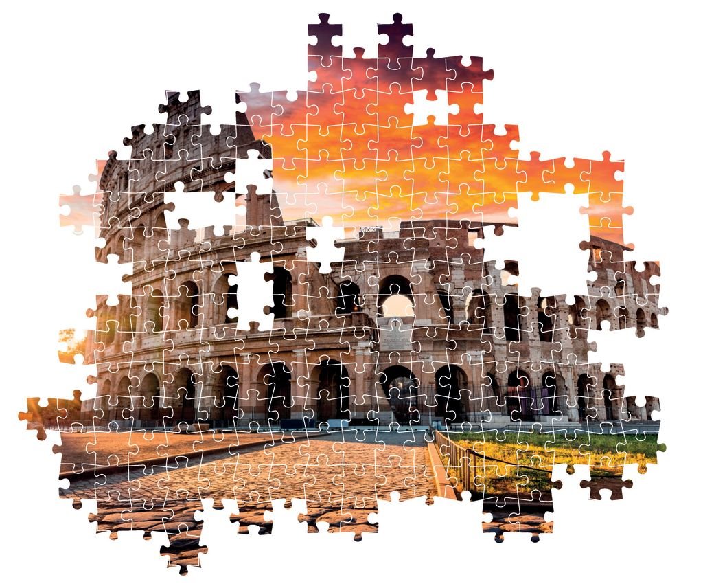 Clementoni Puzzle HQC Roman Sunset+Poster 1000 - pieces - Marah Kids