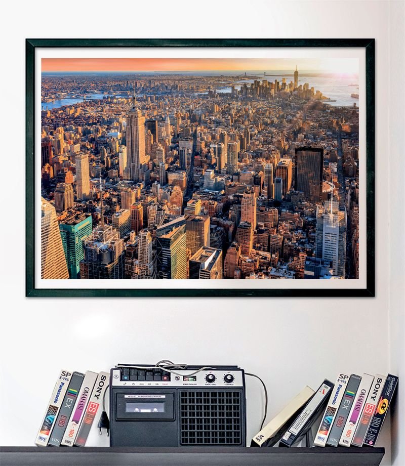 Clementoni Puzzle HQC New York City+Poster 1000 - pieces - Marah Kids