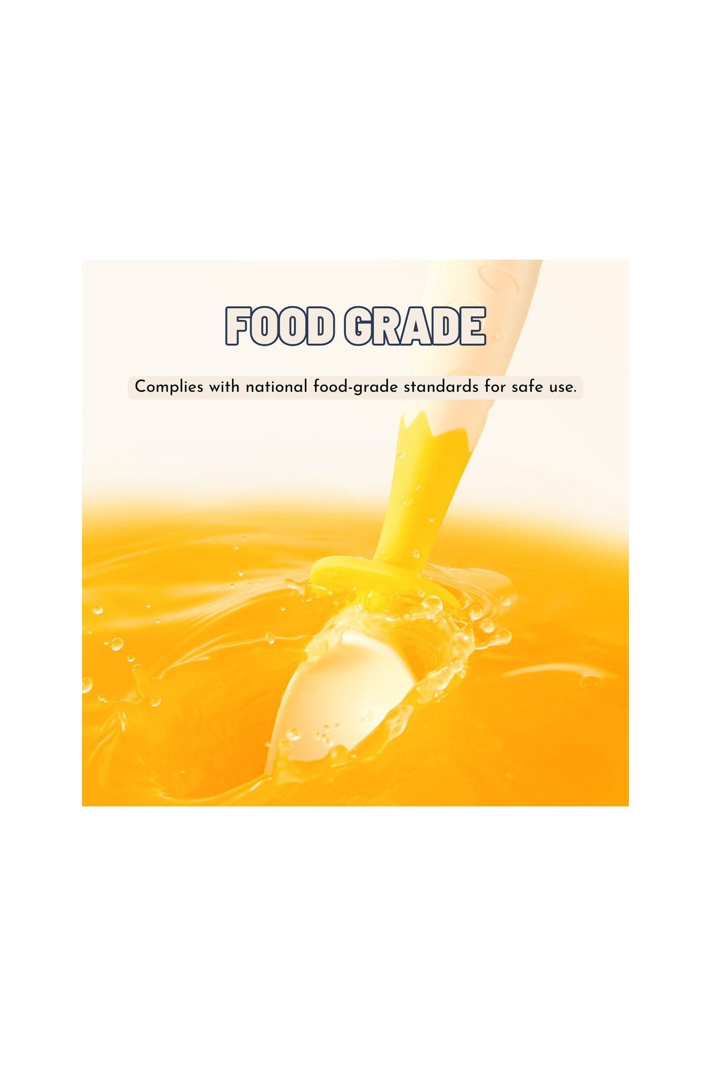 Bendable Cutlery For Kids - Yellow