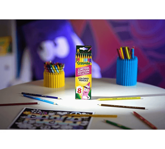 Crayola Limited Edition Colors Colored Pencils, 8 Count, Retired Colors - Marah Kids