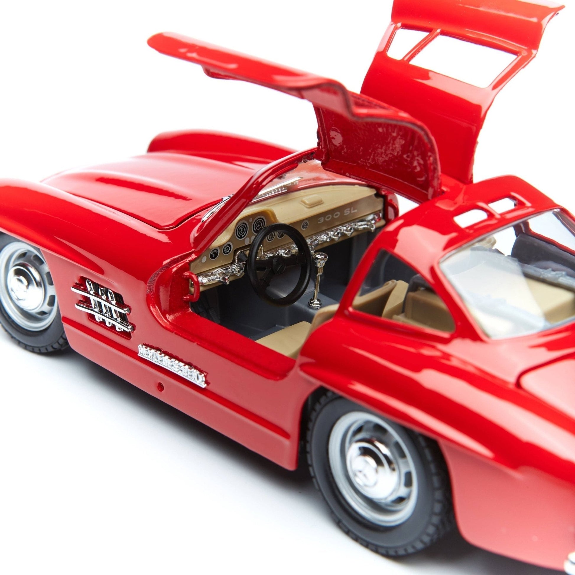 Bburago 1:24 Scale Mercedes - Benz 300SL (1954) – Red - Marah Kids