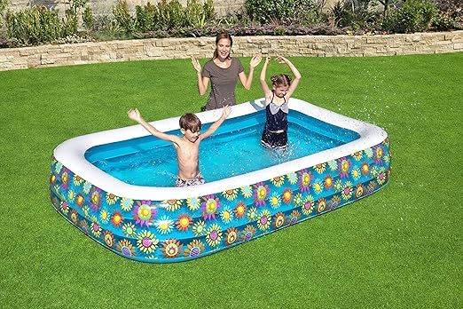 BESTWAY Pool Happy Flora Kid 305X183X56Cm - Marah Kids