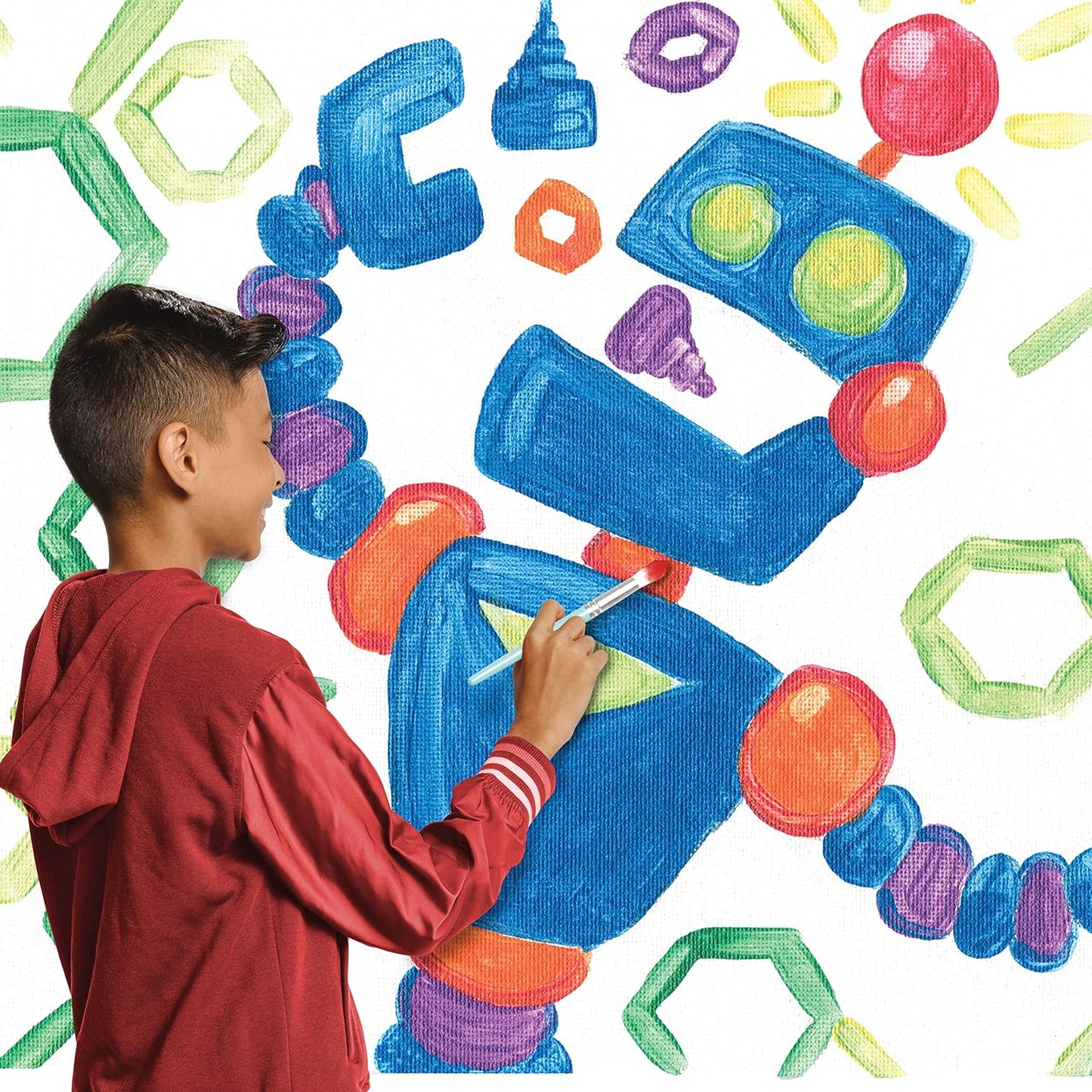 Crayola 18 ct. Washable Paint Pots with Brush, Classic & Bold Colors - Marah Kids