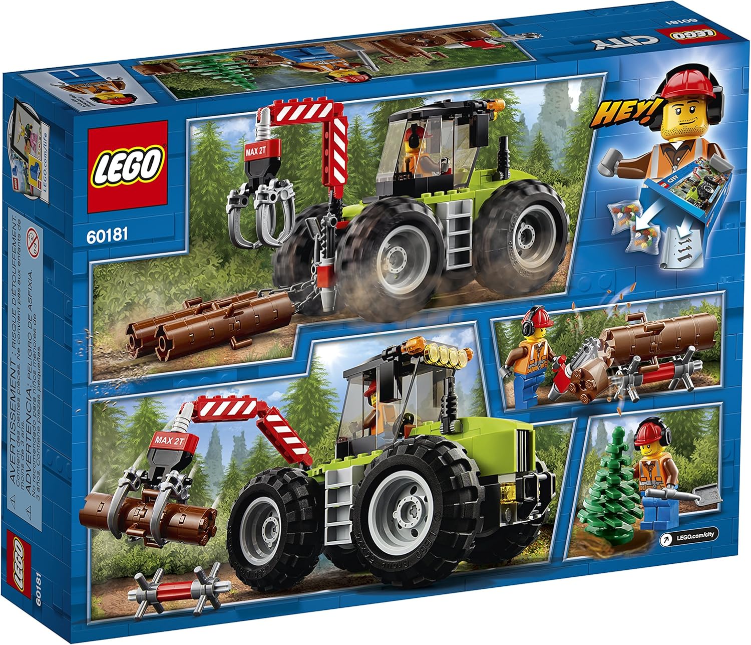 Lego City Forest Tractor 60181 - Marah Kids