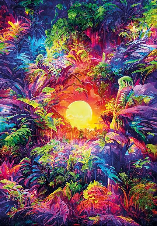 CLEMENTONI PUZZLE PSYCHEDELIC COLORBOOM 500PC - Marah Kids