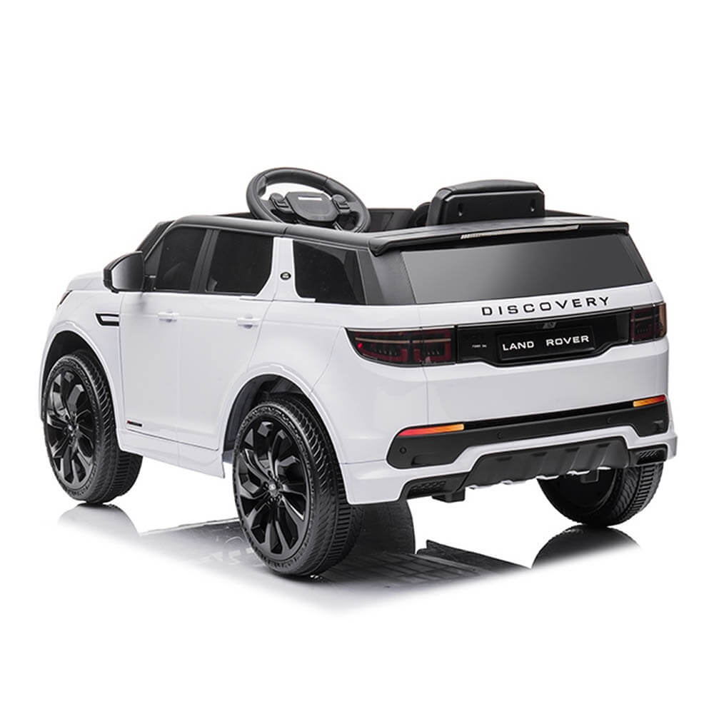 Land Rover Discovery Kids Electric Car - White (12V) - Marah Kids
