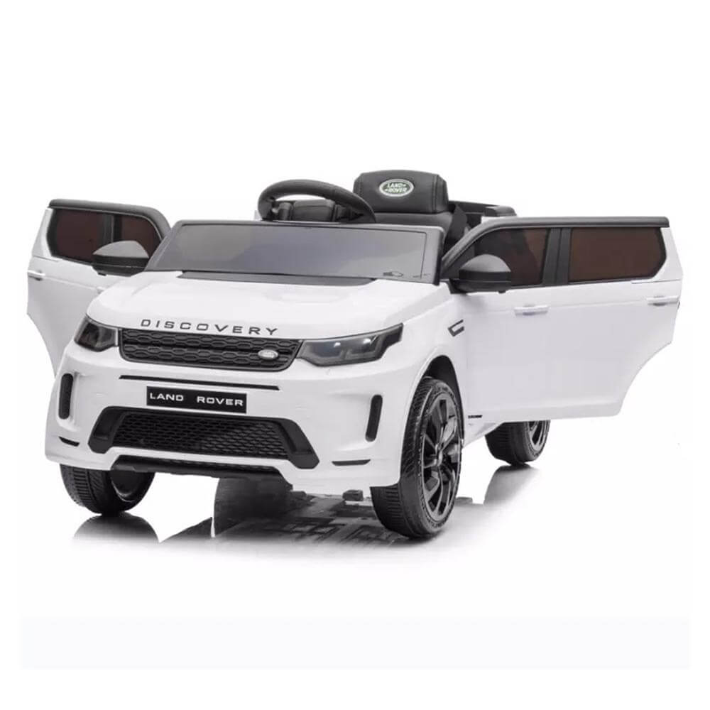 Land Rover Discovery Kids Electric Car - White (12V) - Marah Kids
