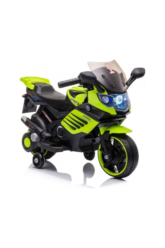 Amsham Kids Motorcycle - Green (6V) - Marah Kids