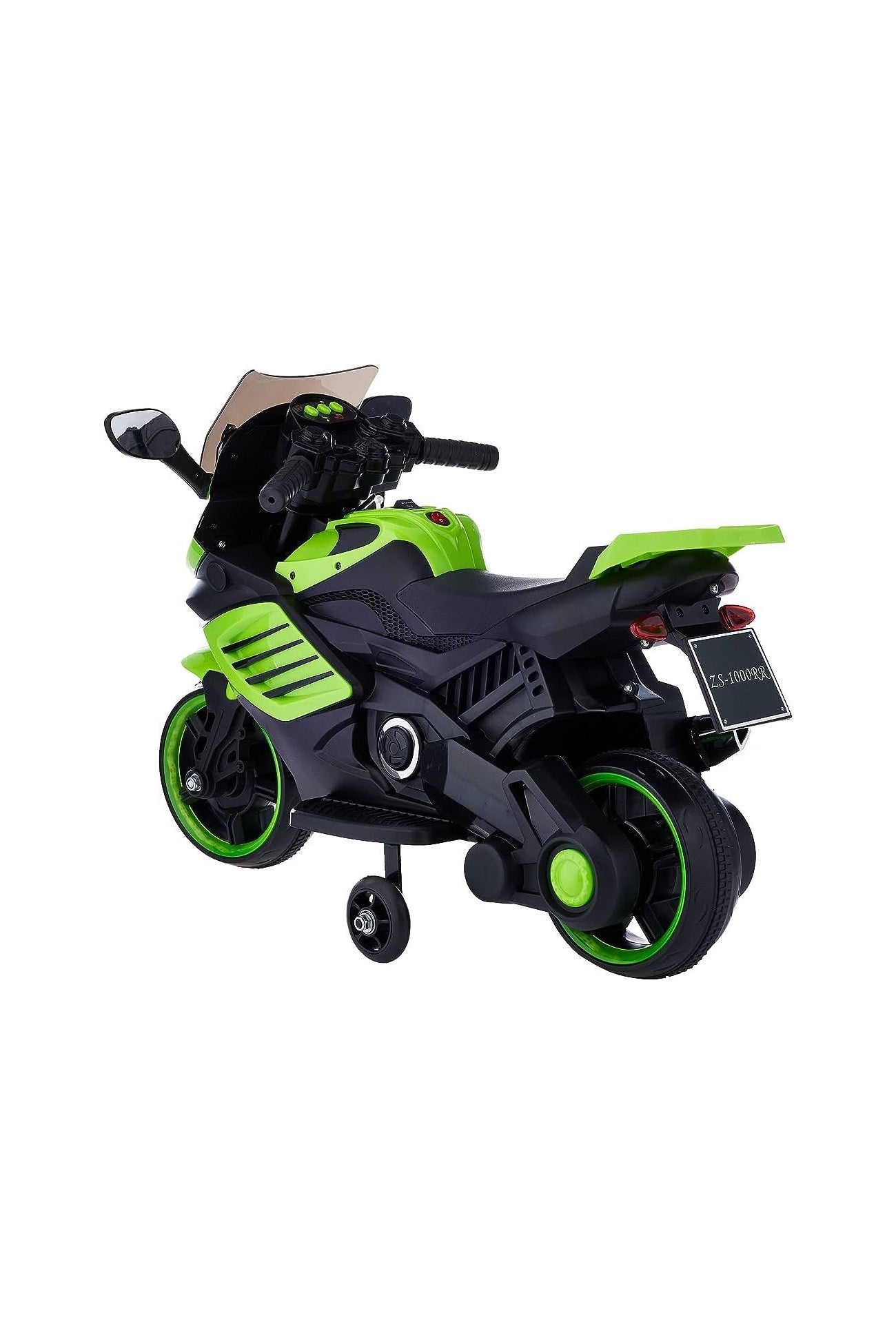 Amsham Kids Motorcycle - Green (6V) - Marah Kids