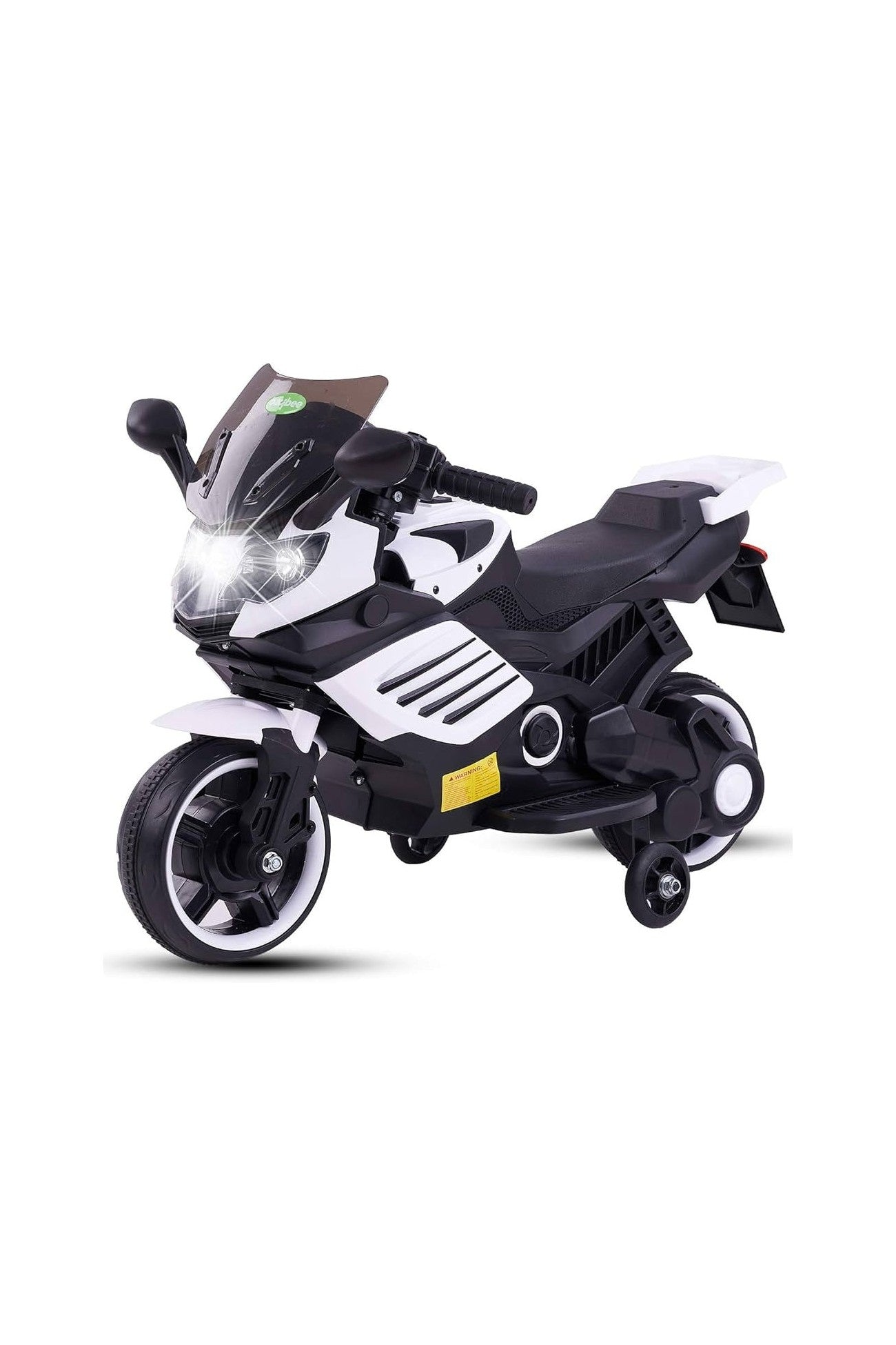 Amsham Kids Motorcycle - White (6V) - Marah Kids