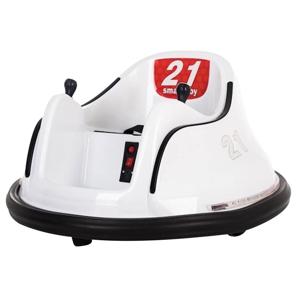 Amsham Electric Drift Kids Car - White (6V) - Marah Kids