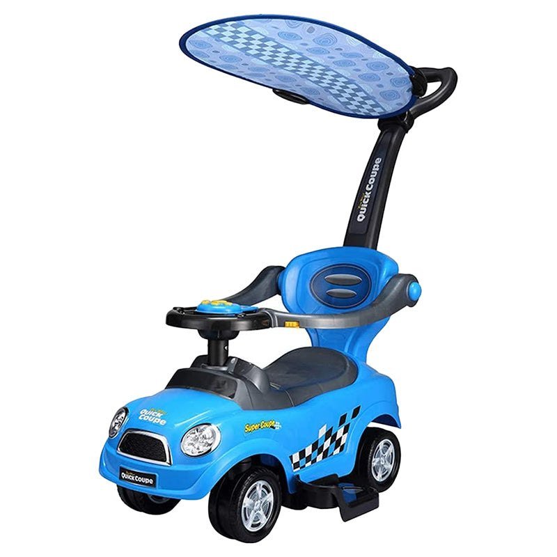 Amsham Sunshine Canpoy Coupe Pusher Car - Blue - Marah Kids