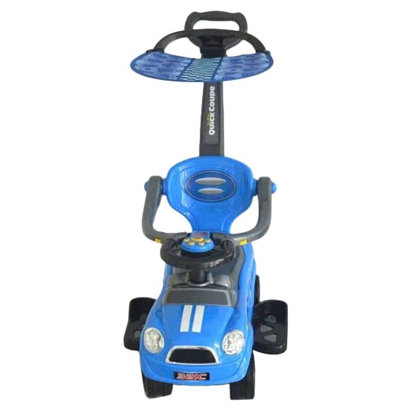 Amsham Sunshine Canpoy Coupe Pusher Car - Blue - Marah Kids