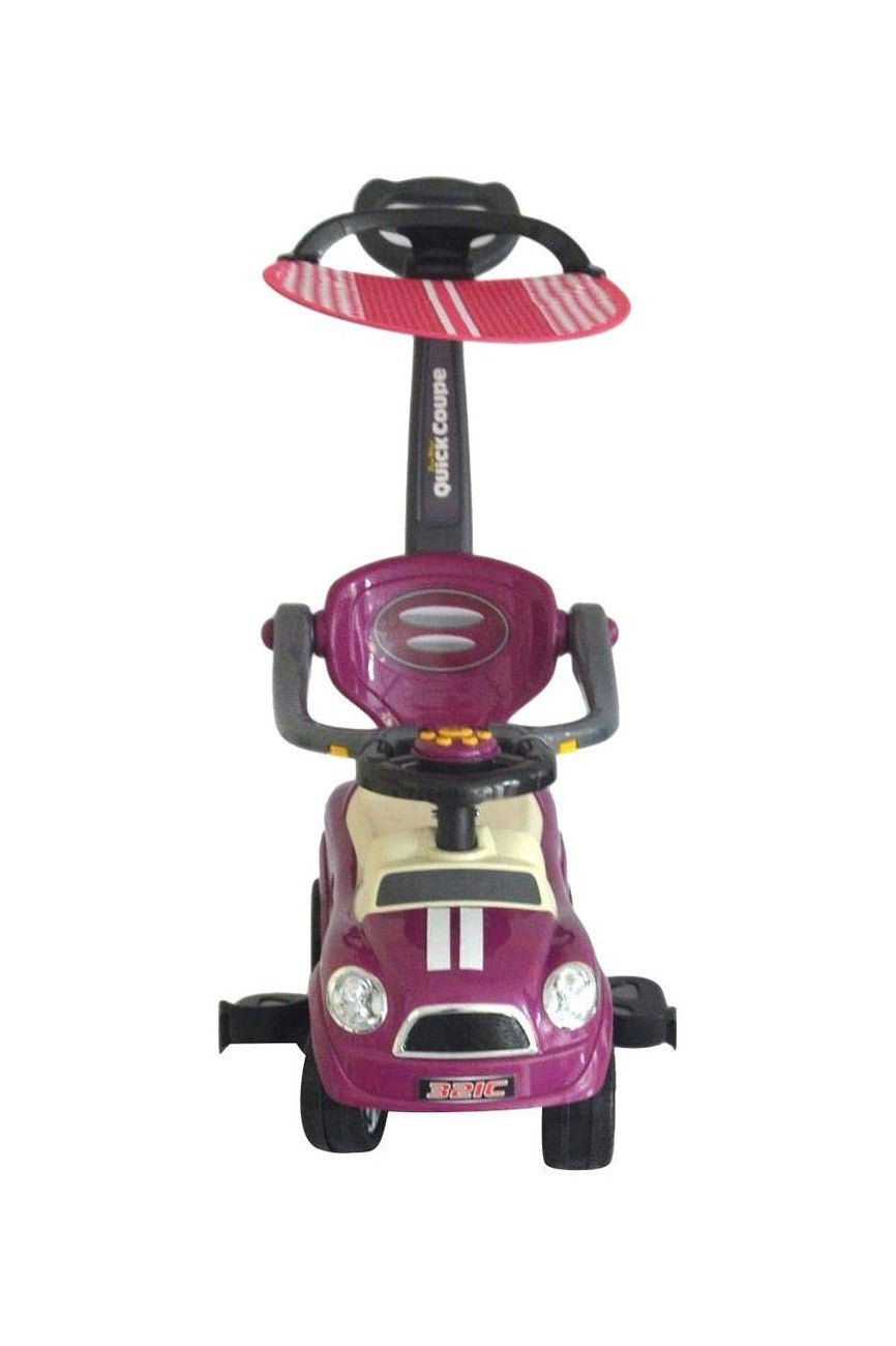 Amsham Sunshine Canpoy Coupe Pusher Car - Purple - Marah Kids