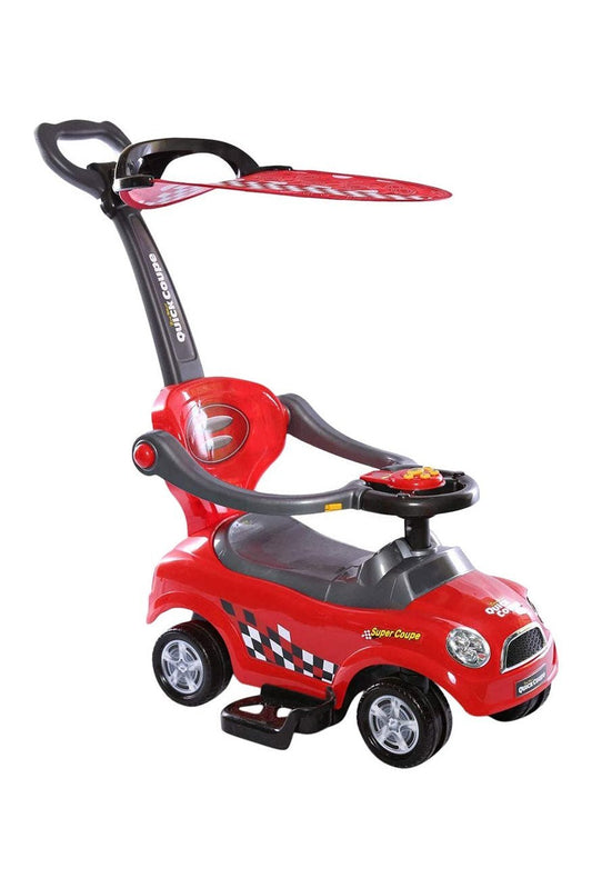 Amsham Sunshine Canpoy Coupe Pusher Car - Red - Marah Kids