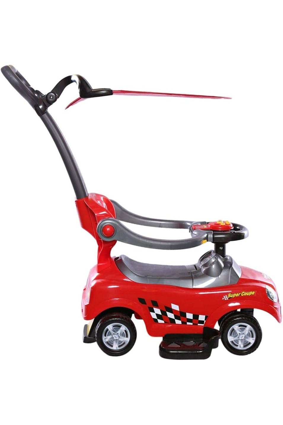 Amsham Sunshine Canpoy Coupe Pusher Car - Red - Marah Kids