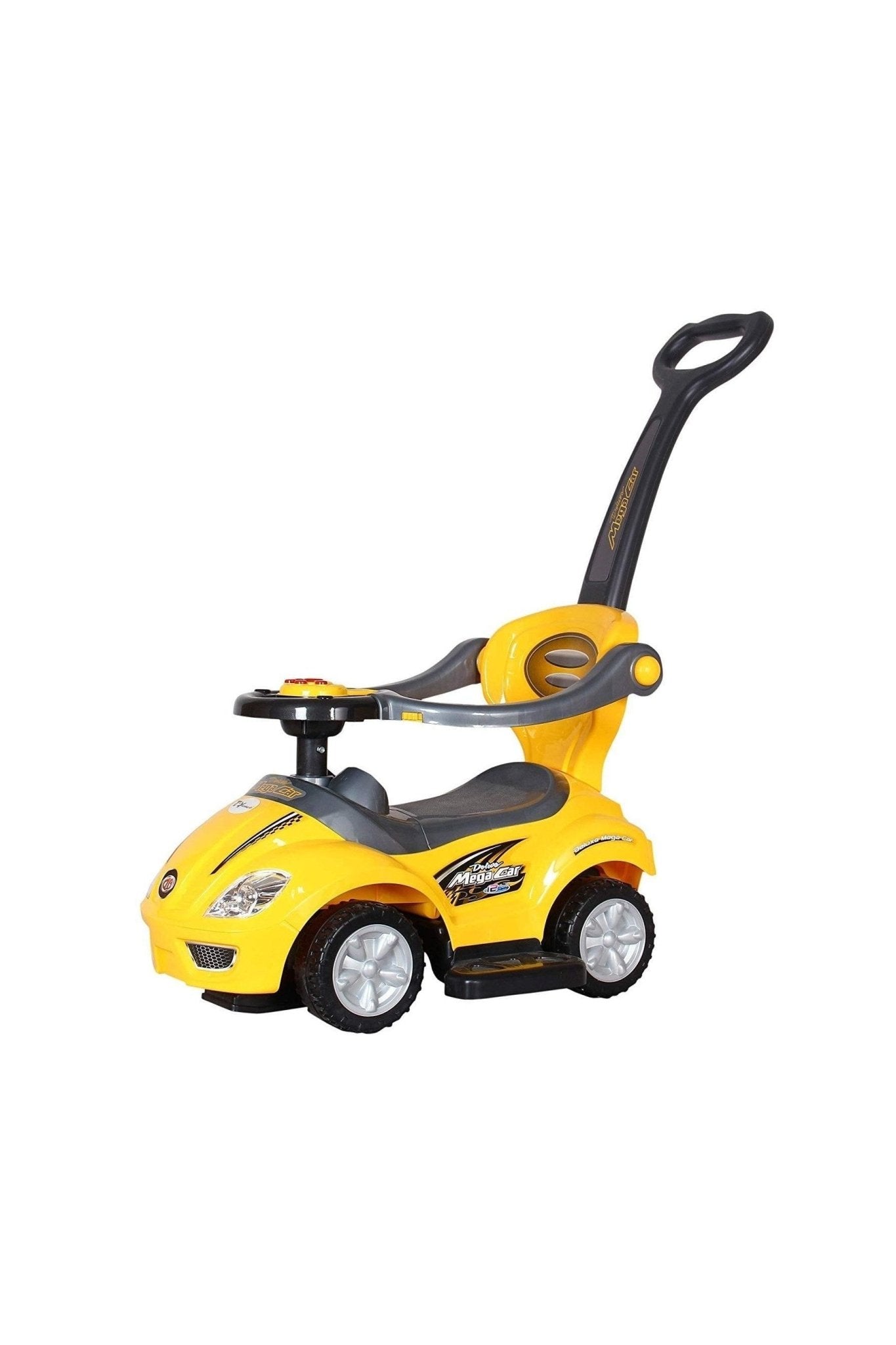 Amsham Mega Pusher Car - Yellow - Marah Kids