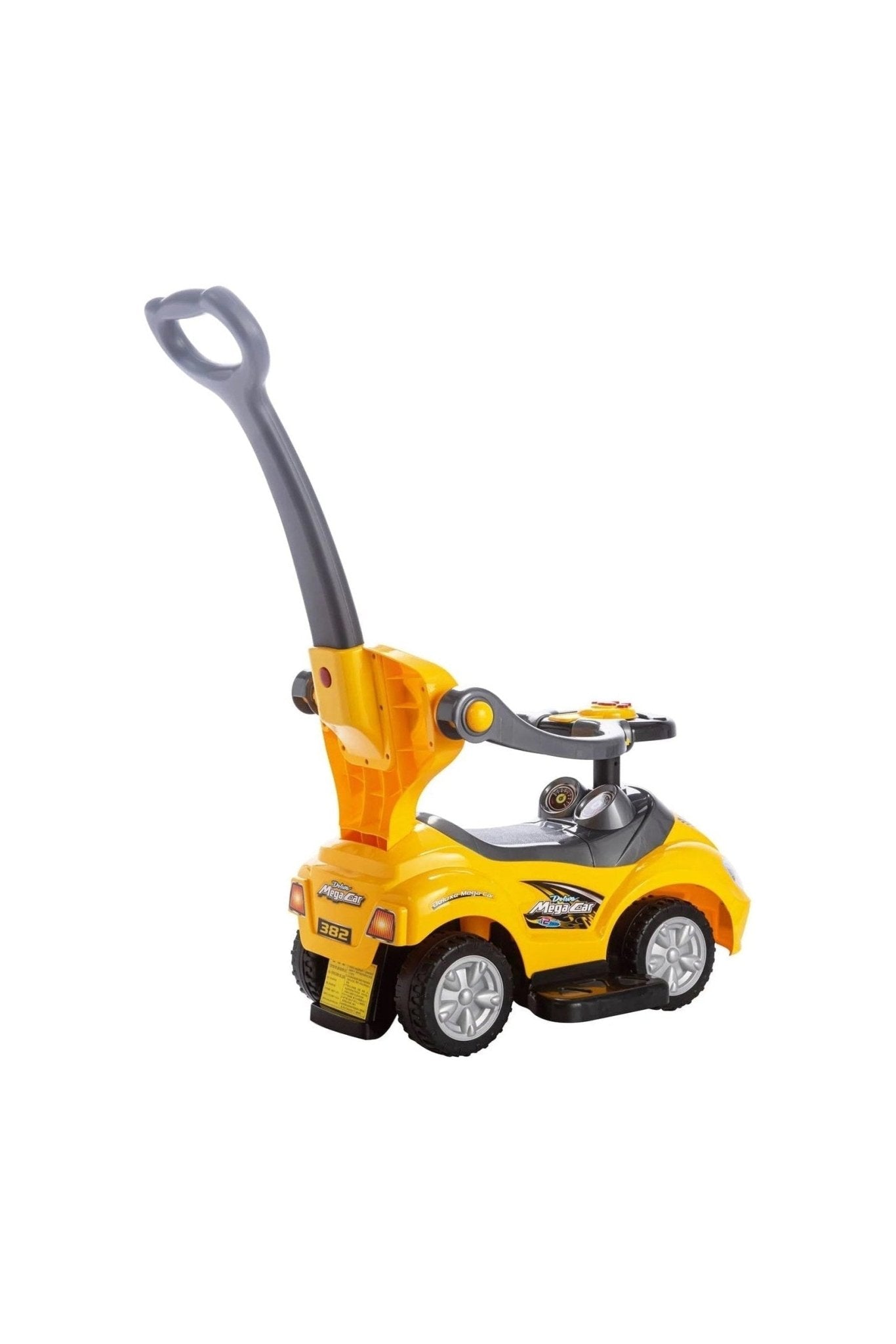 Amsham Mega Pusher Car - Yellow - Marah Kids