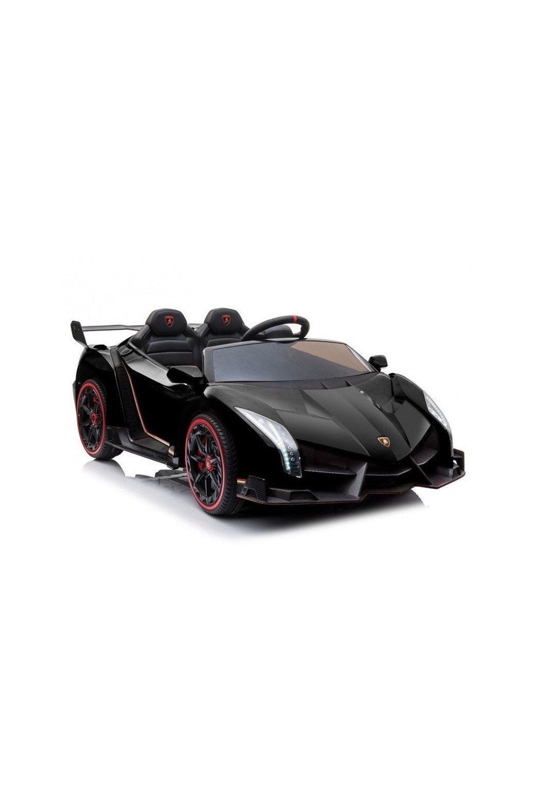Lamborghini Veneno Kids Electric Car - Black (12V) - Marah Kids