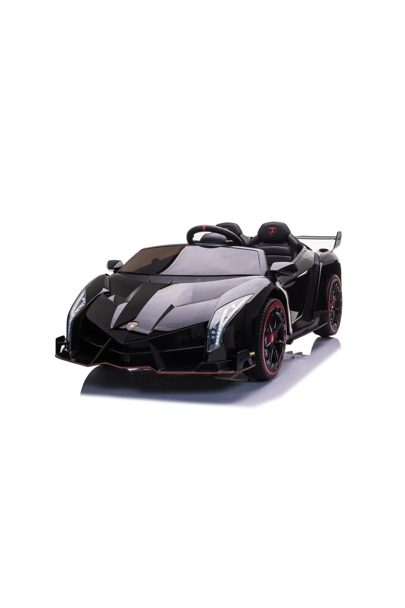 Lamborghini Veneno Kids Electric Car - Black (12V) - Marah Kids