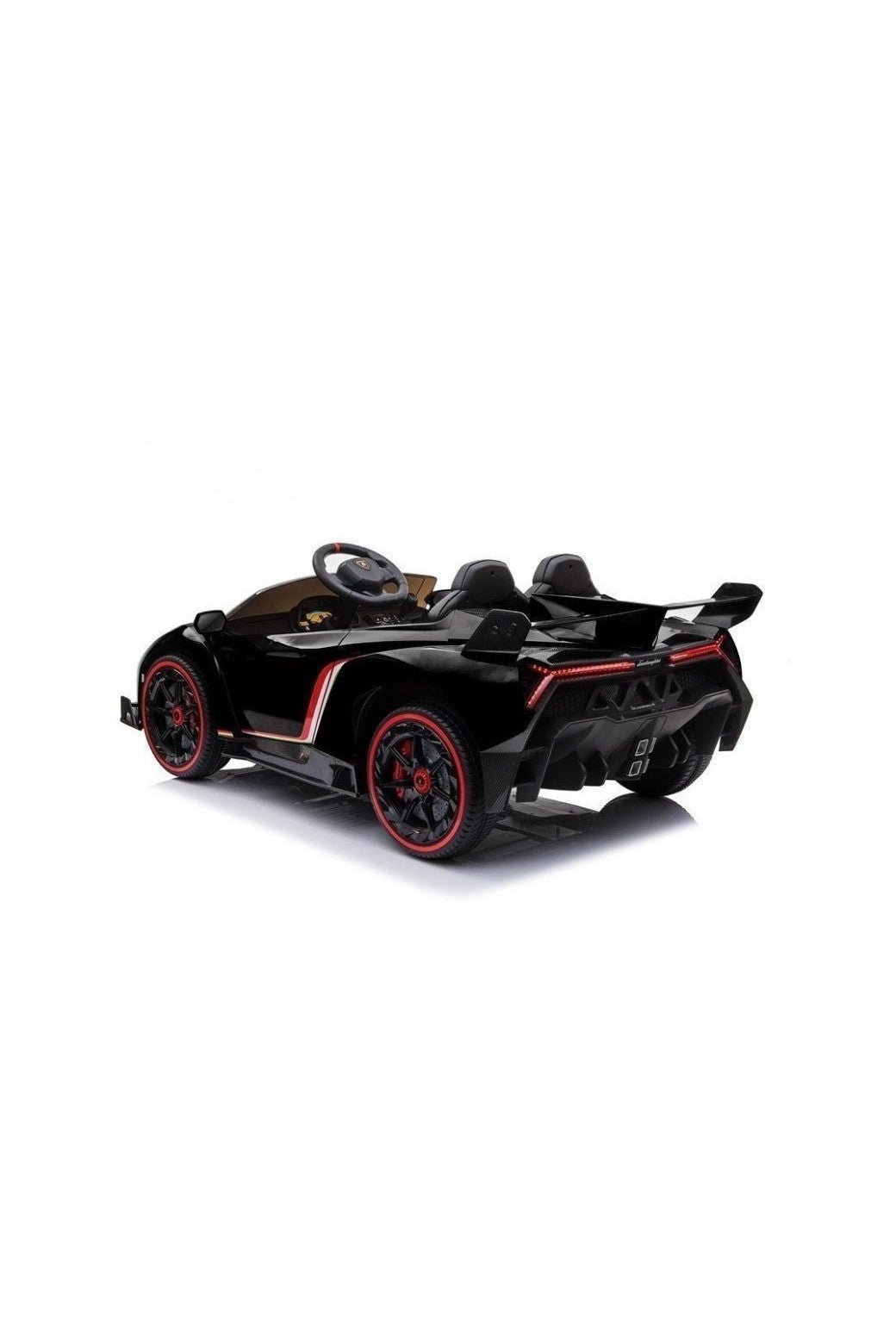 Lamborghini Veneno Kids Electric Car - Black (12V) - Marah Kids