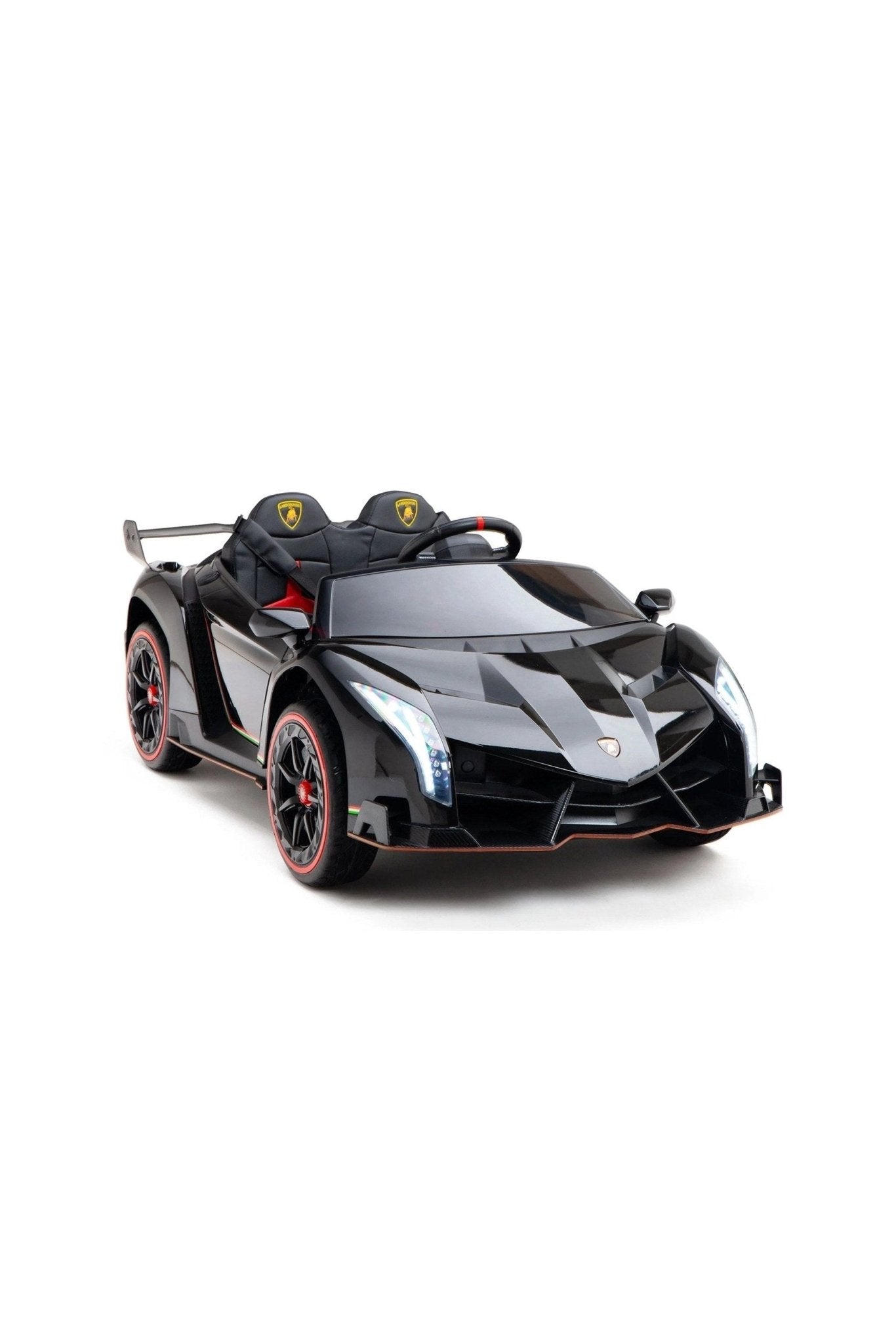 Lamborghini Veneno Kids Electric Car - Black (12V) - Marah Kids