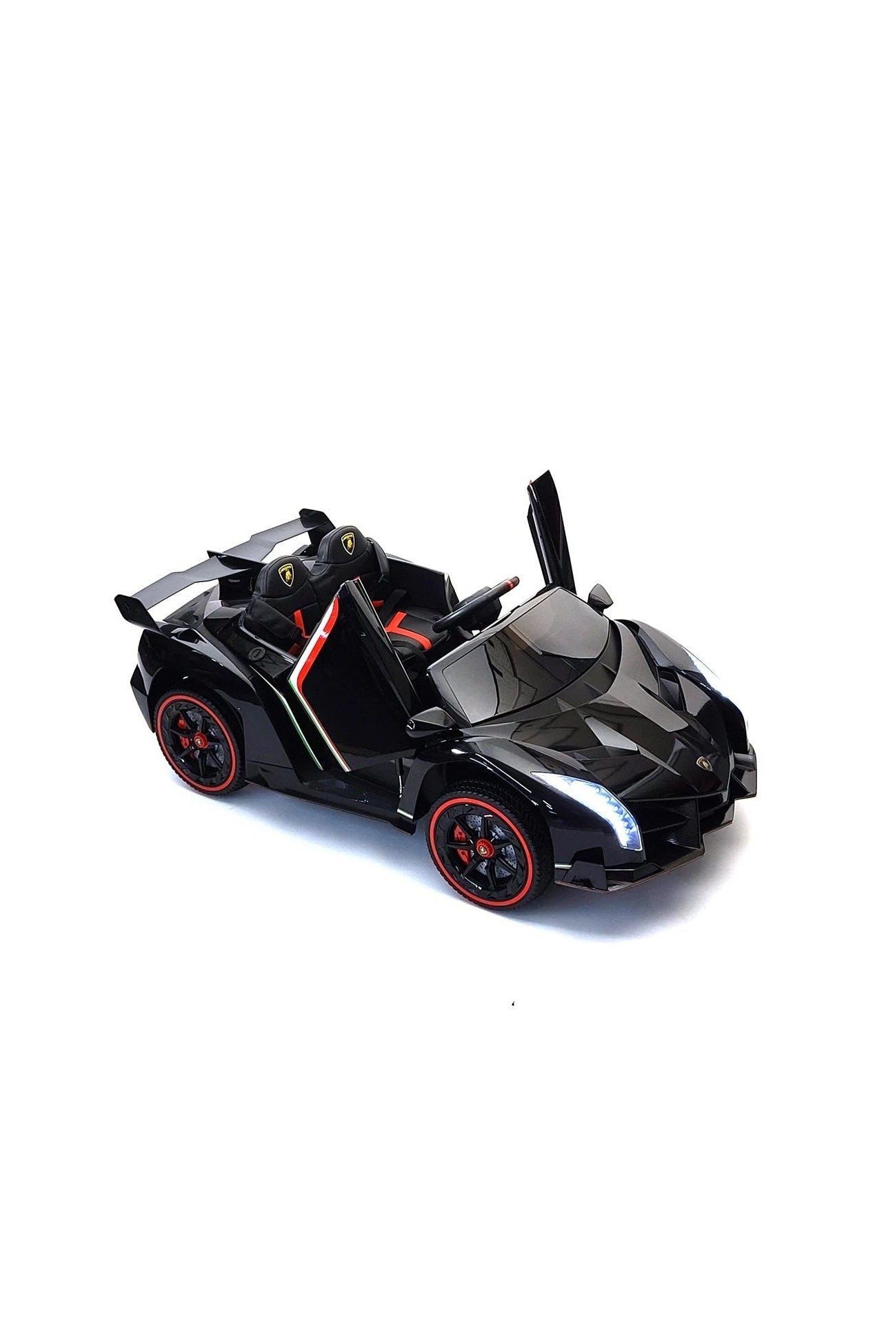 Lamborghini Veneno Kids Electric Car - Black (12V) - Marah Kids