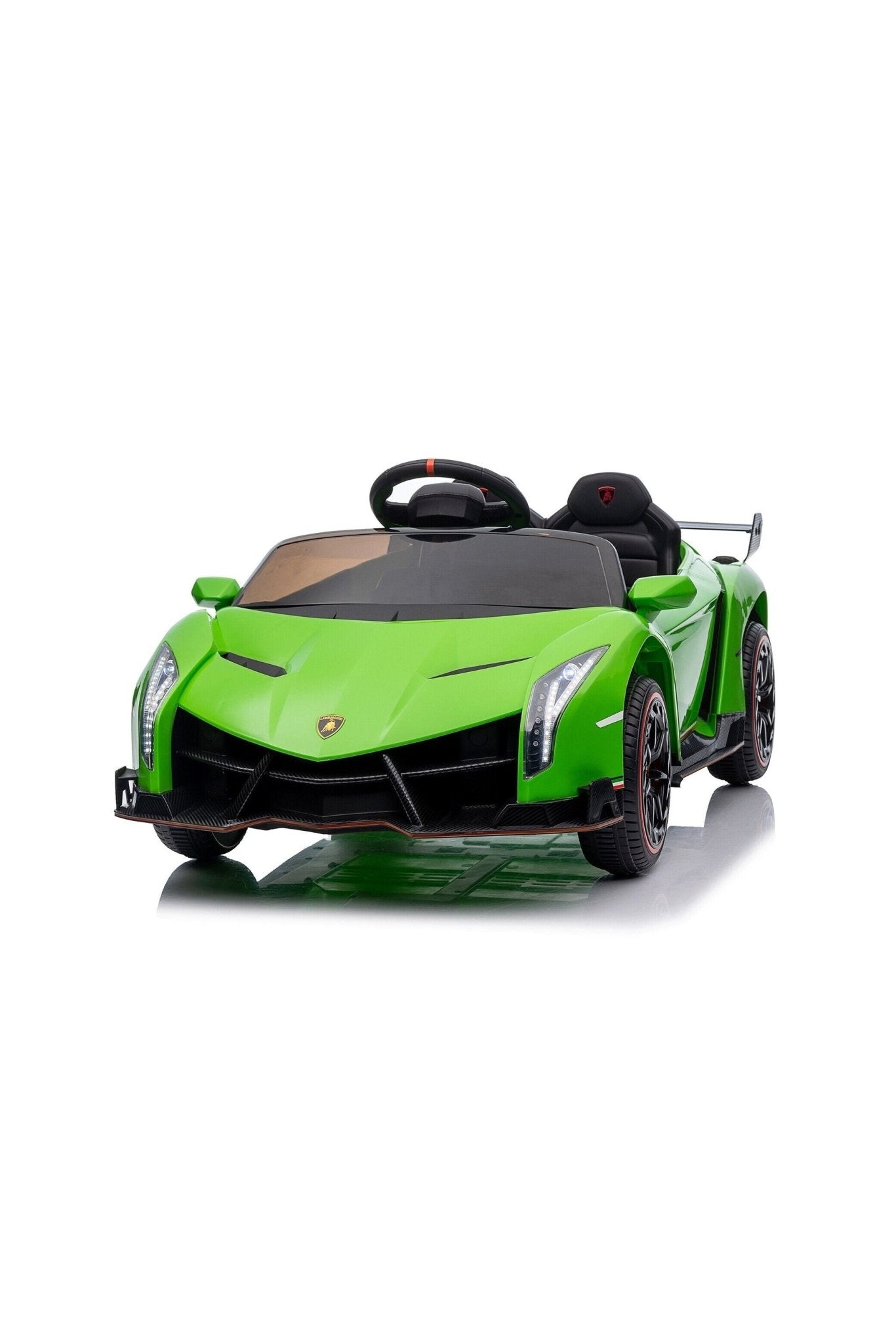 Lamborghini Veneno Kids Electric Car - Green (12V) - Marah Kids