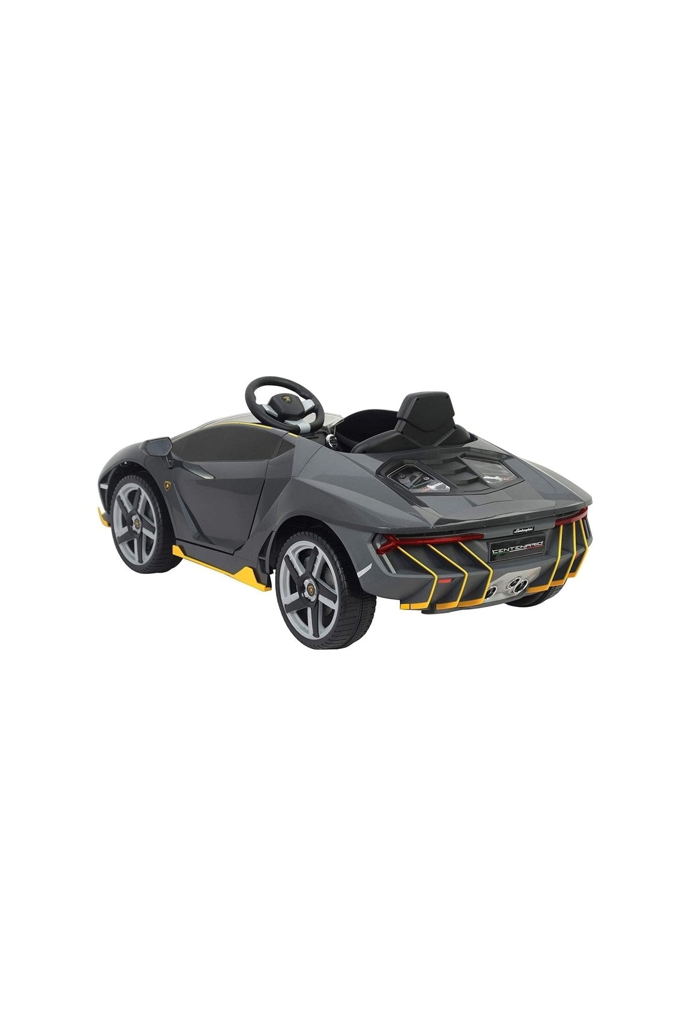 Lamborghini Centenario Battery Operated Kids Car - Grey (12V) - Marah Kids