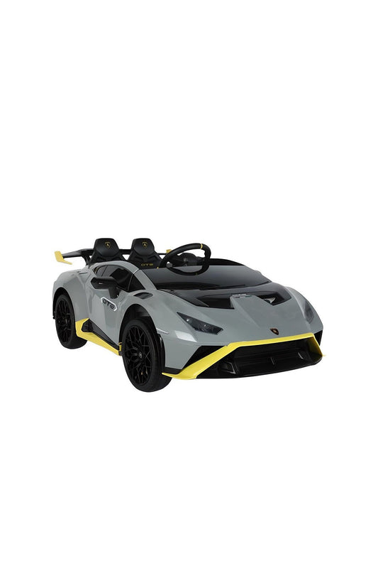 Lamborghini Hurcan Sto Kids Car - Grey (12V) - Marah Kids