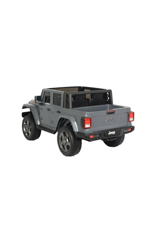 Licensed Battery Operated Jeep Rubicon Kids Car - Grey (12V) - Marah Kids
