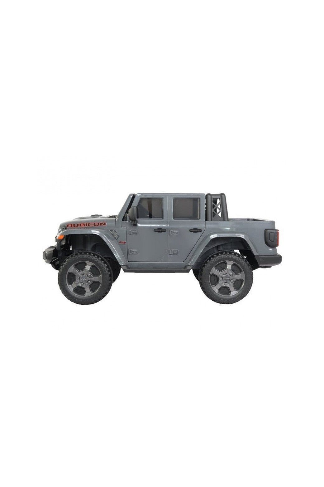 Licensed Battery Operated Jeep Rubicon Kids Car - Grey (12V) - Marah Kids