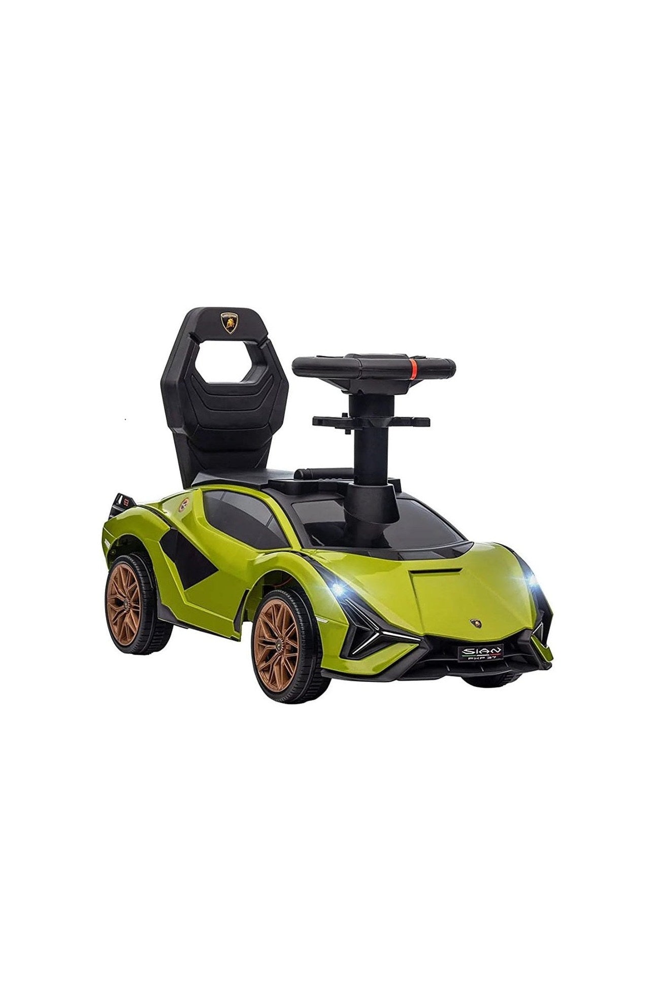 Lamborghini Sian Push Car - Green - Marah Kids