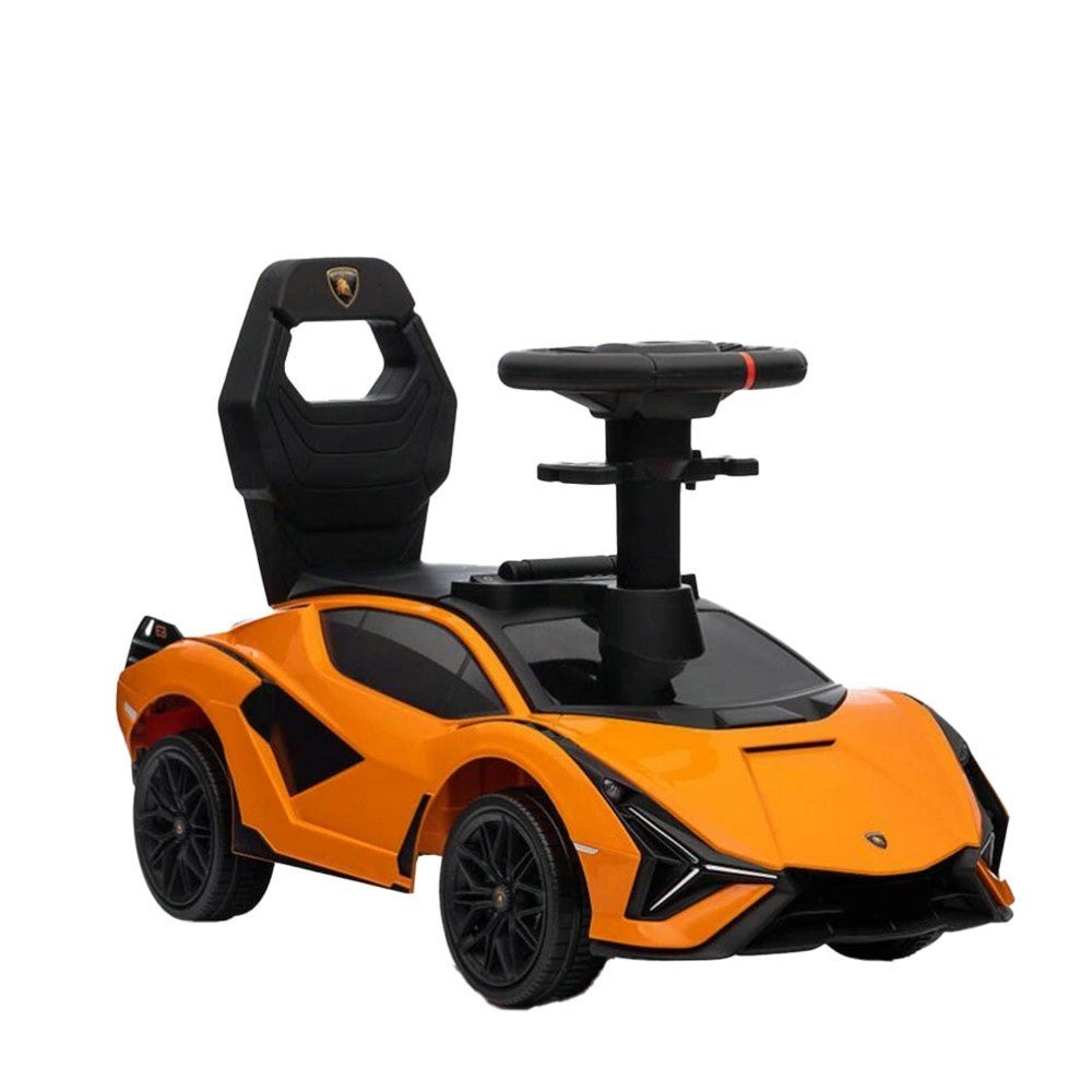 Lamborghini Sian Push Car - Orange - Marah Kids