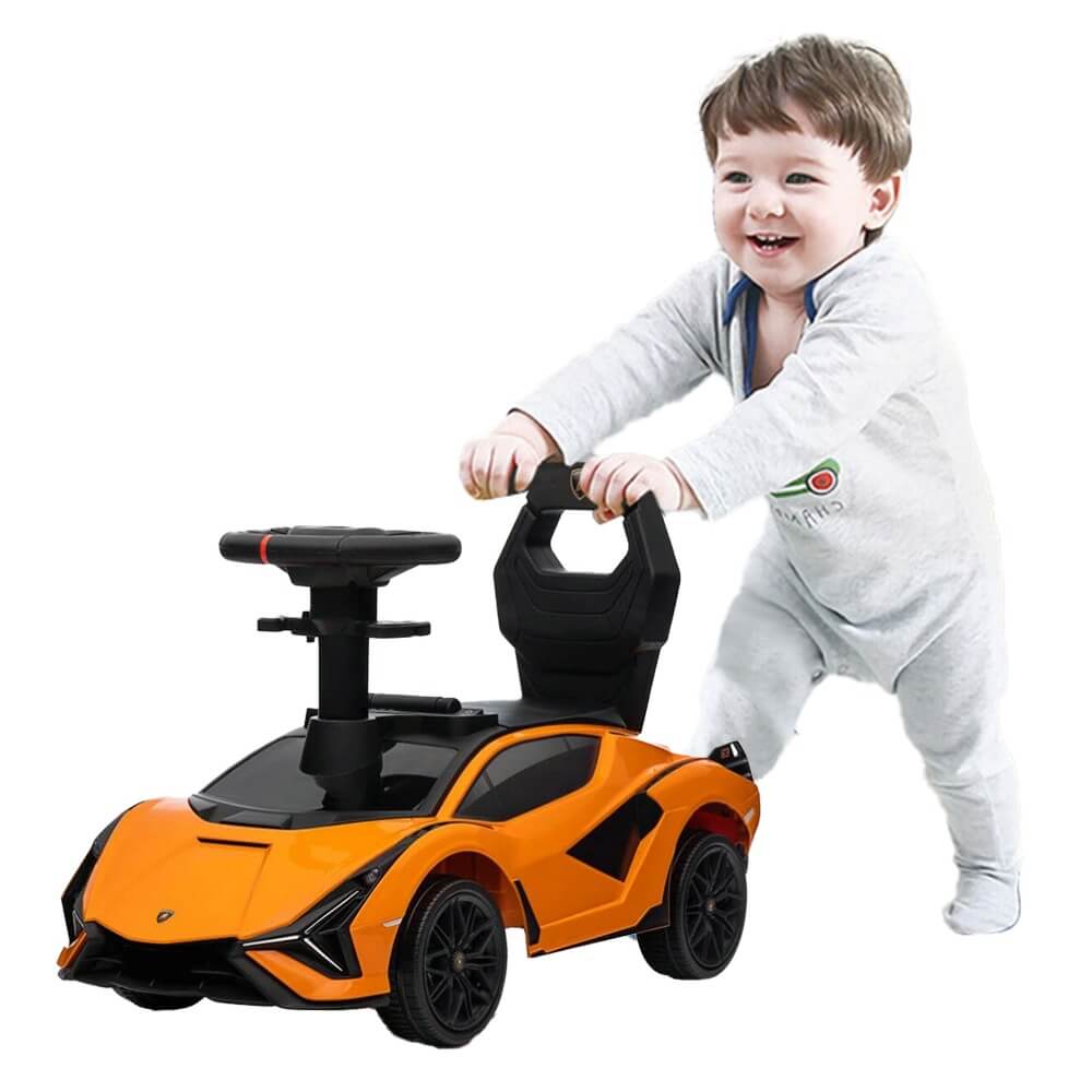 Lamborghini Sian Push Car - Orange - Marah Kids