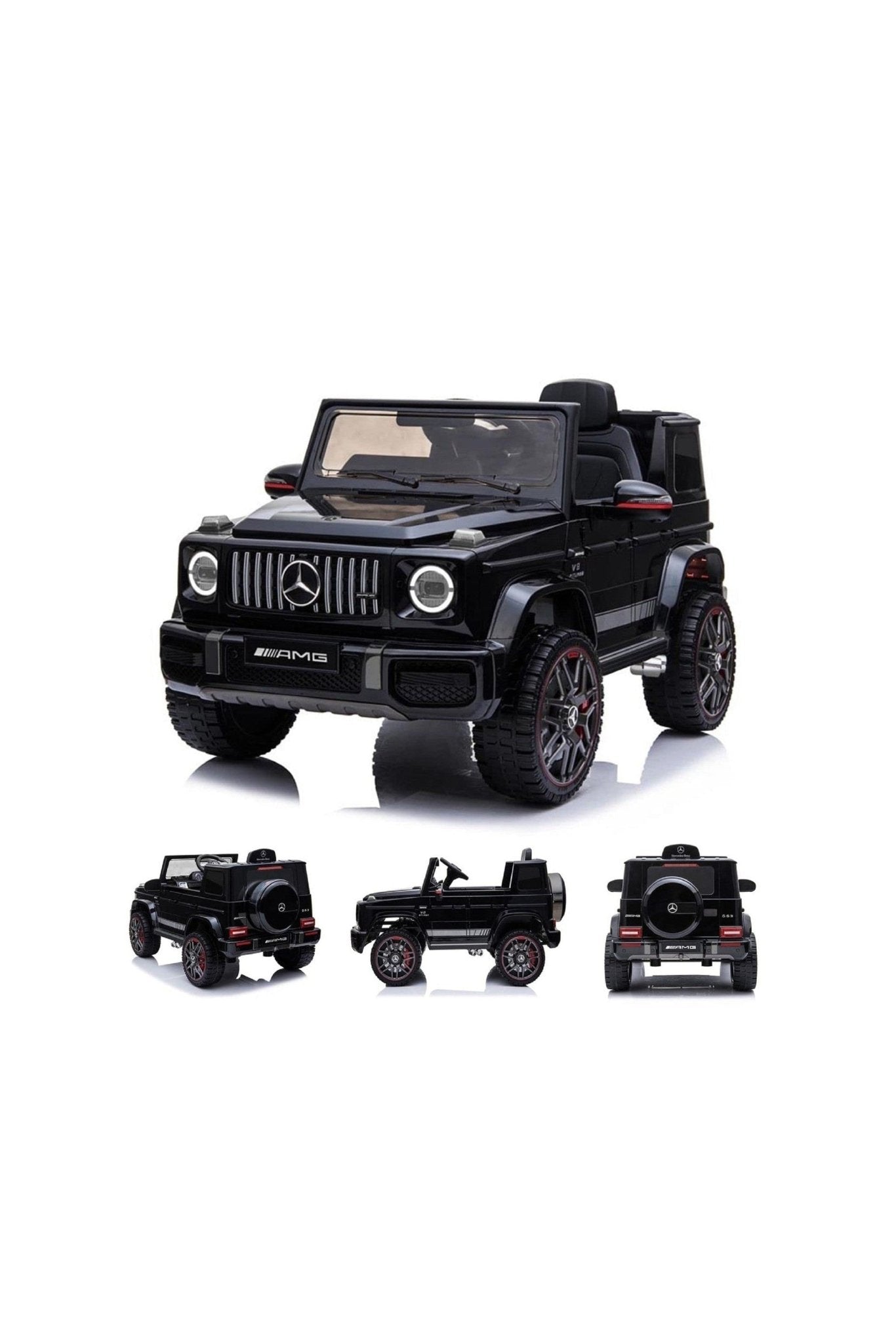 Mercedes G63 Kids Rideon Jeep - Black (12V) - Marah Kids