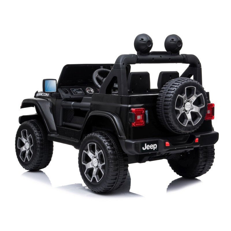 Jeep Kids Rubicorn 2 Seater Electric Car - Black (12V) - Marah Kids