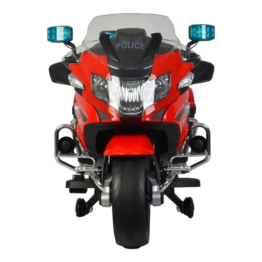 BMW Kids Police Bike Electric Ride On Motorcycle 12V Red - Marah Kids