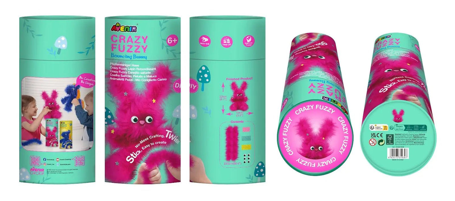 Avenir - Crazy Fuzzy Bouncing Bunny Craft Kit - Marah Kids