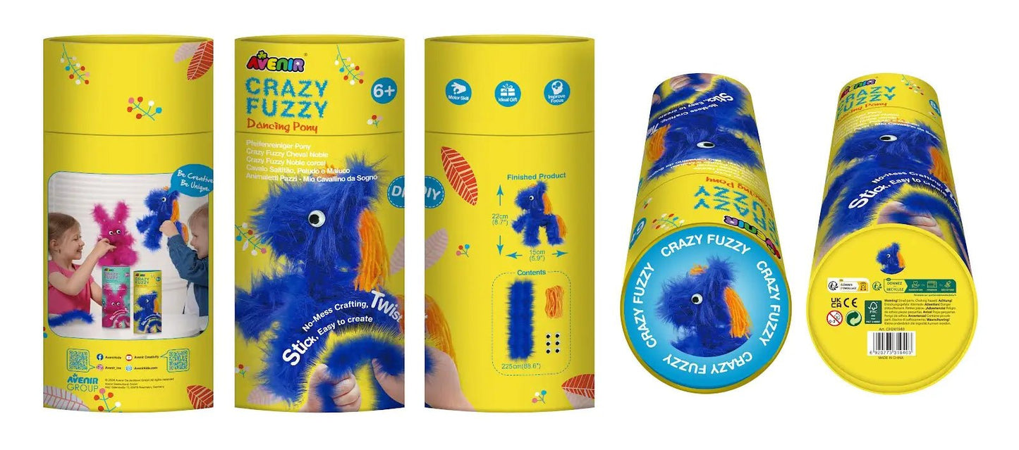 Avenir - Crazy Fuzzy Dancing Pony Craft Kit - Marah Kids