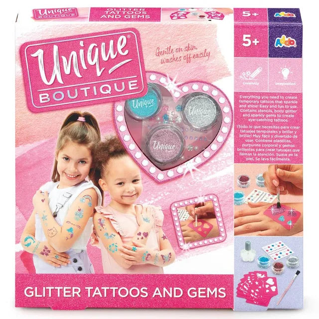 Addo Unique Boutique Glitter Tatoos and Gems