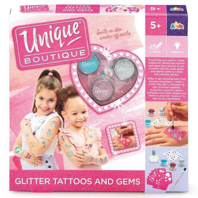 Addo Unique Boutique Glitter Tatoos And Gems - Marah Kids