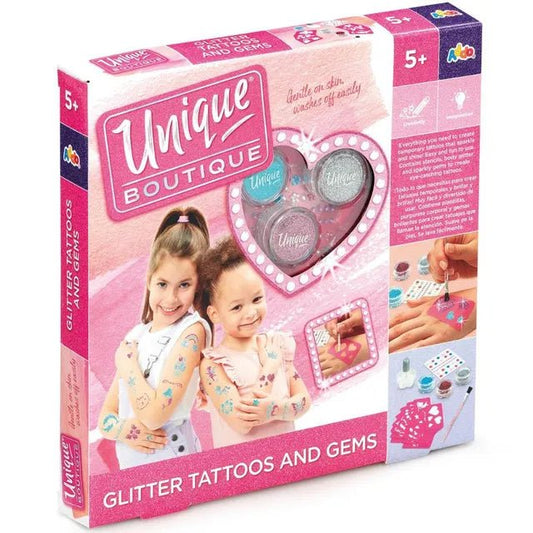 Addo Unique Boutique Glitter Tatoos And Gems - Marah Kids