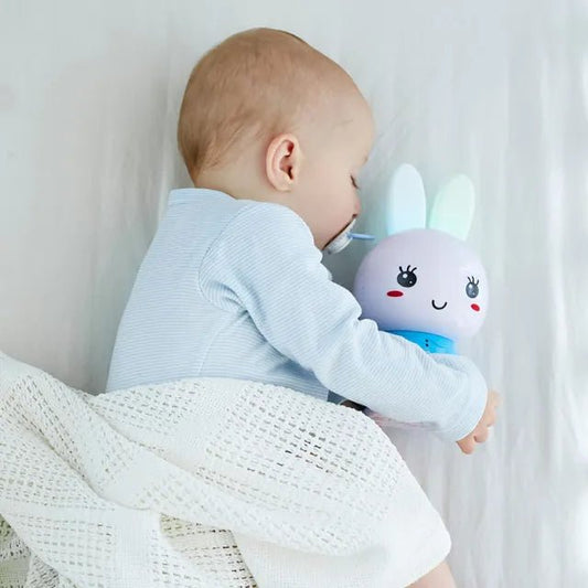 Alilo - Honey Bunny, G6 – Blue | With over 60 popular nursery rhymes and bedtime stories | Night Light for Kids, Rechargeable | 10 M+ - Marah Kids