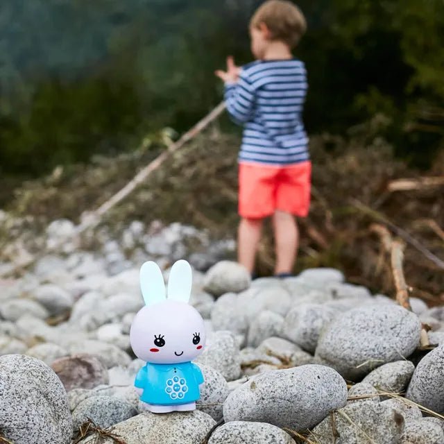 Alilo - Honey Bunny, G6 – Blue | With over 60 popular nursery rhymes and bedtime stories | Night Light for Kids, Rechargeable | 10 M+ - Marah Kids