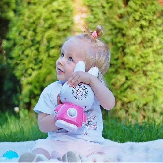 Alilo - Honey Bunny, G6 – Pink | With over 60 popular nursery rhymes and bedtime stories | Night Light for Kids, Rechargeable | 10 M+ - Marah Kids