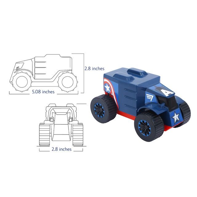 Mondo Marvel Mm Truck Capt America - Marah Kids