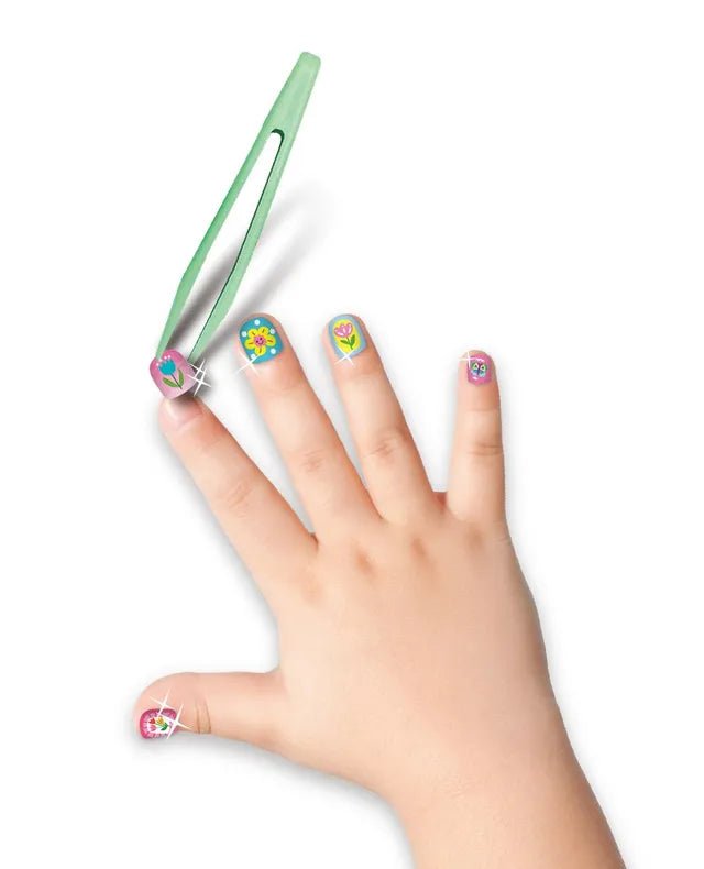 Avenir Fancy Me Press - On Nails for Kids - 24 Pre - Glued Nails with Tweezer" - Marah Kids
